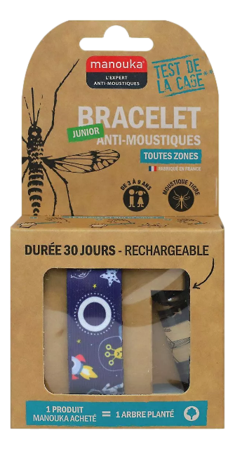 Bracelet anti-moustique enfant espace 1