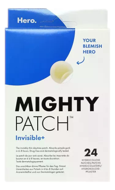 MIGHTY PATCH INVISIBLE+ HERO patch jour anti-acné   24 patchs