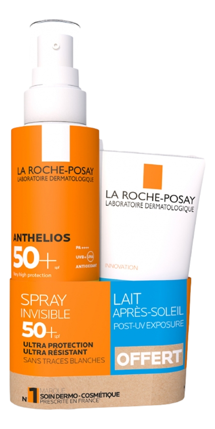 ANTHELIOS LA ROCHE POSAY SPF50+ Spray invisible corps avec parfum Fl/200ml+POST UV   200ml