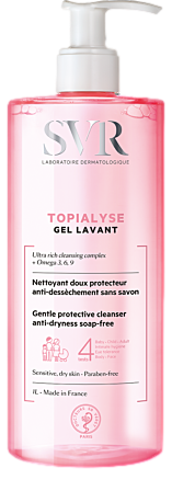 TOPIALYSE GEL LAVANT NETTOYANT DOUX apaisant hydratant