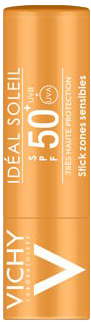 Vichy capital idéal soleil stick très haute protection zones sensibles spf 50+ 9 g
