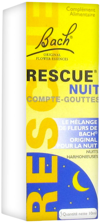 Bach rescue nuit compte-gouttes 10 ml