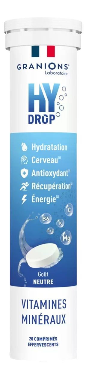 GRANIONS HYDROP Comprimés effervescents Neutre T/20
