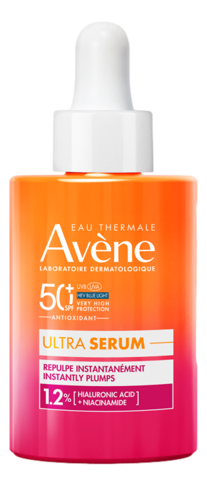 AVENE SOLAIRE ULTRA SPF 50+ Sérum repulpant  Nettoie, protège, extra-doux, frais /30ml