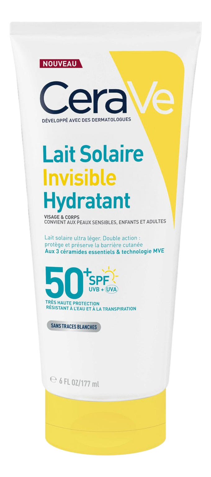 CERAVE SOLAIRE SPF50+ Lait invisible hydratant  Fl/177ml