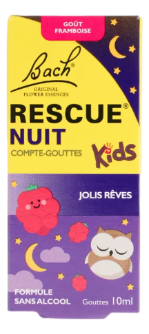 RESCUE NUIT KIDS JOLIS REVES élixir framboise   10ml