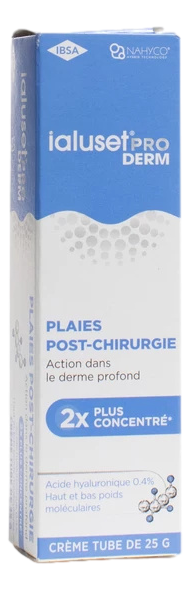 IALUSET PRO DERM Crème Plaie post-chirurgie 25g